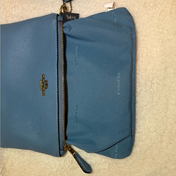 Blue Small Coach Wristlet - Picture 6 of 6